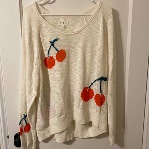 Lou & Grey Cherry Sweater